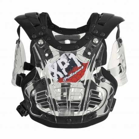Polisport, chránič hrudníku XP1 Mini Kid, barva čirá
