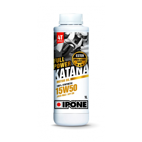 Ipone, Full Power Katana 15W50 motorový olej 100% Syntetic 1L (Ester, MA2) (15)
