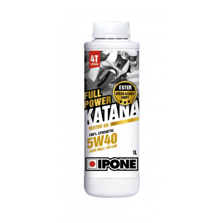 Ipone, Full Power Katana 5W40 motorový olej 100% Syntetic 1L (Ester, MA2) doporučeno pro BMW (15)