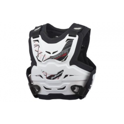 Polisport, hrudní chránič PHANTOM MINI White (dětský), bílá barva