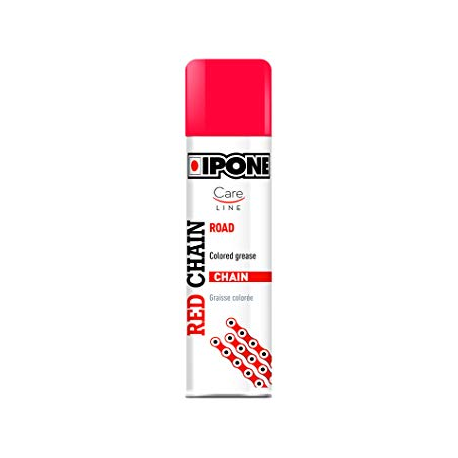 Ipone, Spray Chain 250ml RED, sprej na řetěz, červená barva (CARELINE) (12)