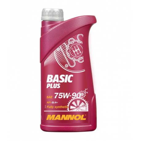 Mannol, BASIC PLUS 75W90 API GL4+ převodový olej Syntetic 1L (75W-90)