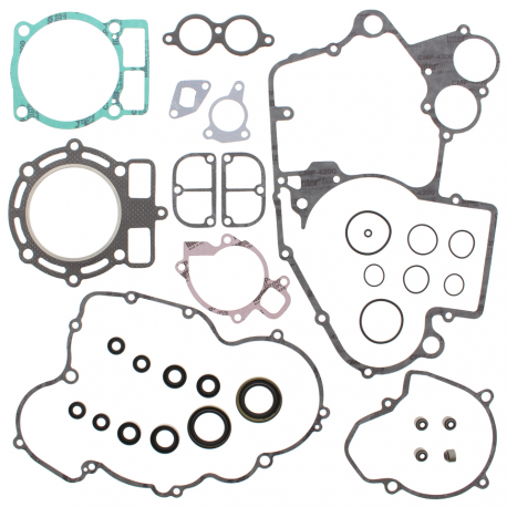 Winderosa (Vertex), sada těsnění motoru, KTM EXC 400 00-02, EXC 450 03-07, EXC-G 400 04-06, SMS 450 04, SX 400 98-02 (s gufery m