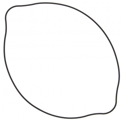 Winderosa (Vertex), těsnění víka spojky, Suzuki RM 125 92-07 (ORING) (vnější)