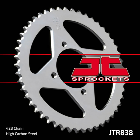 JT, rozeta 838 43 Yamaha YBR 125 05-12 (JTR838.43)* (řetěz 428)
