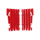 Polisport, mřížky před chladiče, Beta RR250/300 2T 350/400/450 4T 13-18 červená barva
