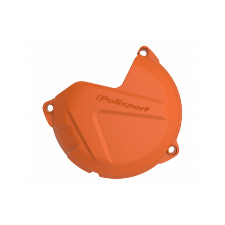 Polisport, kryt víka spojky, KTM EXC/XCW/SX/XC 250/300 13-16, FREERIDE 250R 14-19, Husqvarna TC/TE 250/300 14-16, oranžové