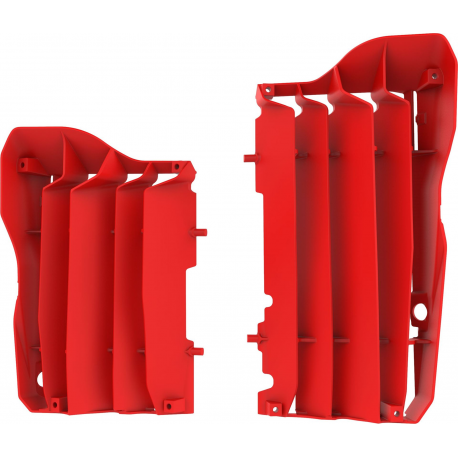 Polisport, mřížky před chladiče, Honda CRF 450R 17-19 červená barva