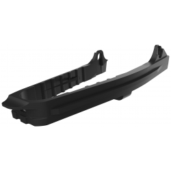 Polisport, chránič zadní vidlice (kluzák řetězu) Suzuki RMZ 450 18-19 černá barva