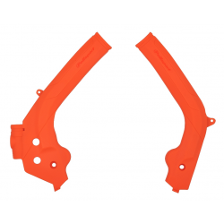 Polisport, kryty rámu (KPL.), KTM SX/SXF/CX/CX-F/EXC/EXC-F/XC-W/XCF-W 16-19 Husqvarna FC/TC/FX/TX `16-`19 oranžová barva