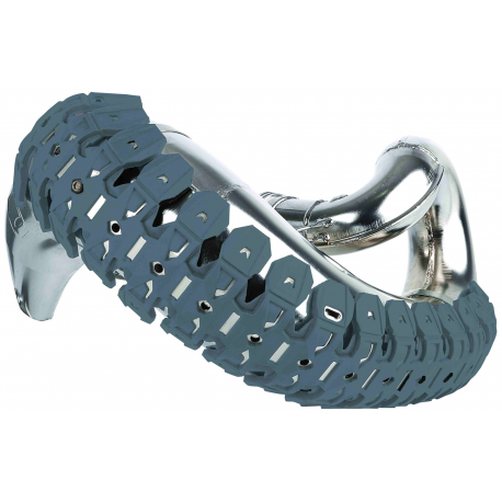 Polisport, chránič výfukového kolena ARMADILLO PIPE GUARD, šedá barva