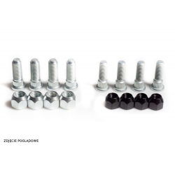 All Balls, svorníky a matky kola, předního, Yamaha YFM50 RAPTOR 07-08, YFM80 GRIZZLY 05-08, YFM80 RAPTOR 02-08,