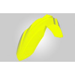 Polisport, přední blatník, Kawasaki KXF 250 17-18, KXF 450 16-18 žlutá barva FLUO