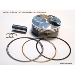 Wossner, pístní sada Honda CRF 250R '16-'17 (76,76mm) (14.00:1 OEM 13.80:1)