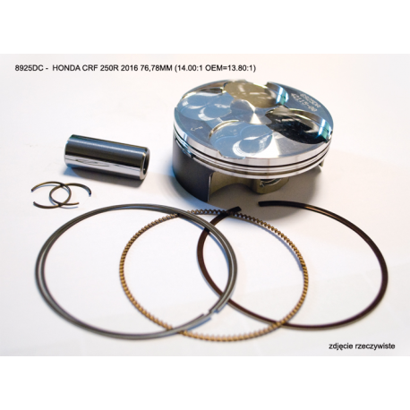 Wossner, pístní sada Honda CRF 250R '16-'17 (76,78mm) (14.00:1 OEM 13.80:1)
