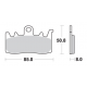 SBS, brzdové desky KH630 Racing DUAL CARBON FRONT, určeno pro: Aprilia, BMW, DUCATI, přední