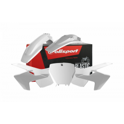 Polisport, sada plastů, Husqvarna TC125/250 FC250/350/450 16-18 bílá barva