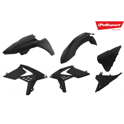 Polisport, sada plastů, Beta RR 250/300 2T 350/400/450 4T 13-17 černá barva