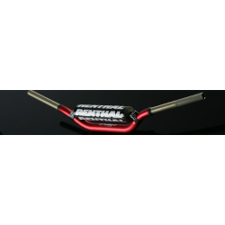 Renthal, řidítka 1,1/8" (28,6mm) MX Twinwall 922 HANDLEBAR RED RC HIGH PADDED, červená barva s chráničem