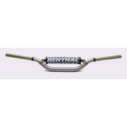 Renthal, řidítka 1,1/8" (28,6mm) MX Twinwall 922 HANDLEBAR TANIUM RC HIGH PADDED, titan barva s chráničem