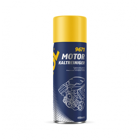 Mannol, MOTOR KALTREINIGER 450ml - čistič motoru, sprej (9671) (24)