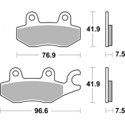 SBS, brzdové desky KH197 Kawasaki NINJA 400 '18-'21