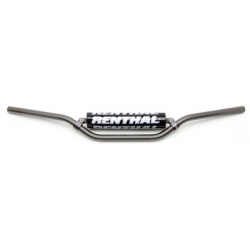 Renthal, řidítka 7/8" (22mm) MX Handlebar GREY REED / WINDHAM PADDED, šedá barva s chráničem
