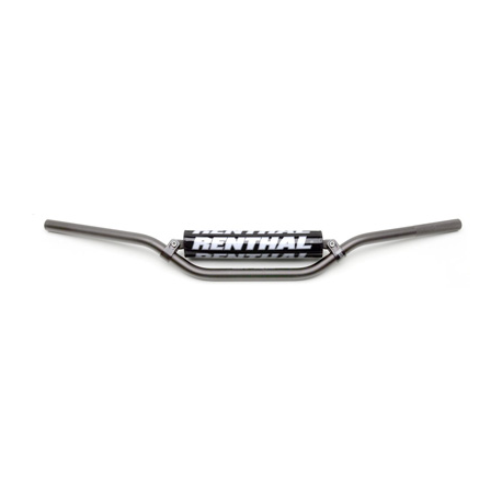 Renthal, řidítka 7/8" (22mm) MX Handlebar GREY REED / WINDHAM PADDED, šedá barva s chráničem