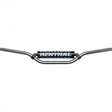 Renthal, řidítka 7/8" (22mm) MX Handlebar TANIUM REED / WINDHAM PADDED, titan barva s chráničem