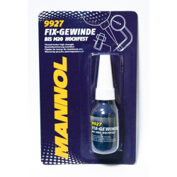 Mannol, FIX-GEWINDE HOCHFEST - lepidlo na závity, červená barva, vysoká pevnost 10ml (9927) (144)