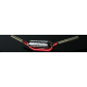 Renthal, řidítka 1,1/8" (28,6mm) MX Twinwall 996 HANDLEBAR RED VILLOPOTO / STEWART PADDED, červená barva s chráničem