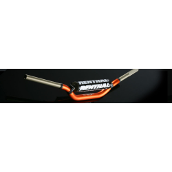 Renthal, řidítka 1,1/8" (28,6mm) MX Twinwall 999 HANDLEBAR ORANGE MCGRATH / SHORT PADDED, oranžová barva s chráničem