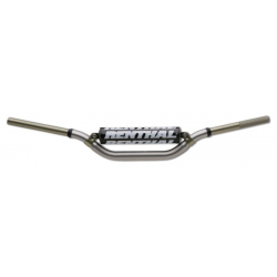Renthal, řidítka 1,1/8" (28,6mm) MX Twinwall 999 HANDLEBAR TANIUM MCGRATH / SHORT PADDED, titan barva s chráničem