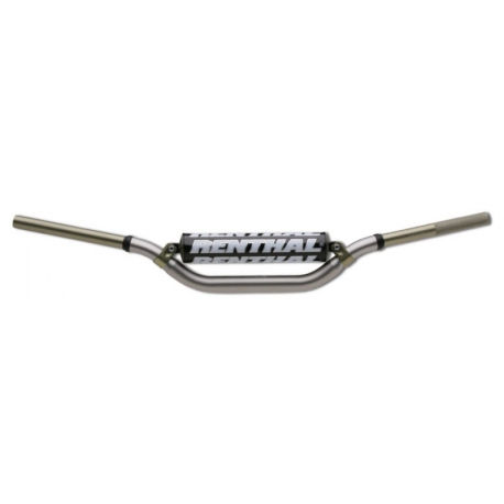 Renthal, řidítka 1,1/8" (28,6mm) MX Twinwall 999 HANDLEBAR TANIUM MCGRATH / SHORT PADDED, titan barva s chráničem