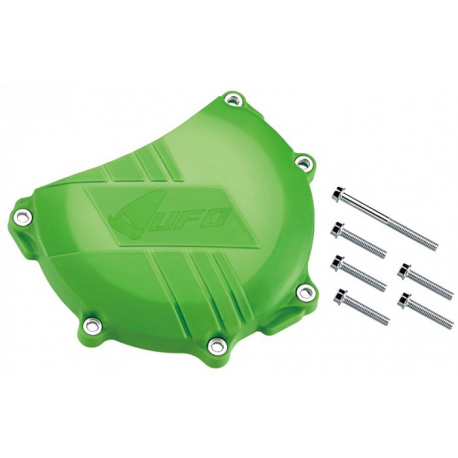 UFO, kryt víka spojky, Kawasaki KXF 450 '16-'17, zelená barva