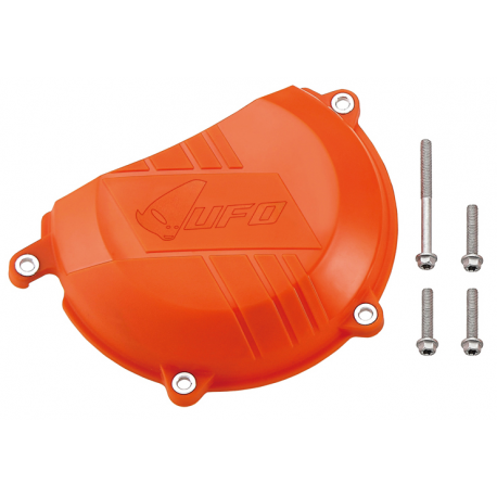 UFO, kryt víka spojky, KTM SXF 450 '13-'15, EXC 450 '13-'15, oranžová barva