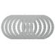 Nachman, spojkové plechy Suzuki DRZ400 00-12, LTZ400 03-04 (139,9X105,2X1,6X37T)-7X (7 ks.) (PS071A)