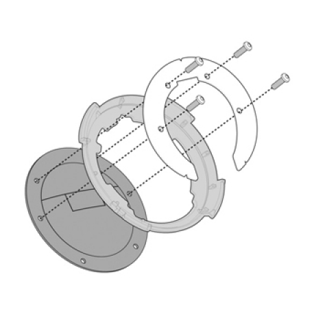 Kappa, držák na nádrž Tanklock, BMW G650 GS '11-14