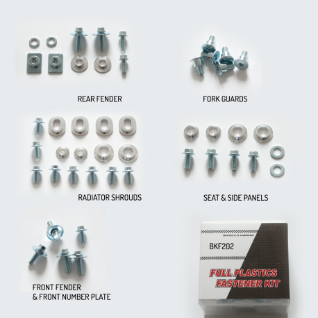 Accel, sada šroubů na plasty, Yamaha YZF 250 '10-'13, WR 450F '12-'14