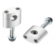 Accel, zvyšovací držáky řidítek (22,2mm) výška 33mm, se šroubem M12, černá barva