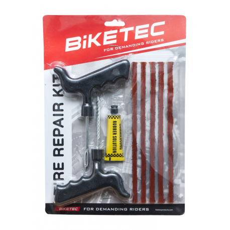 Biketec, sada na opravu proražených pneu (bezdušových)