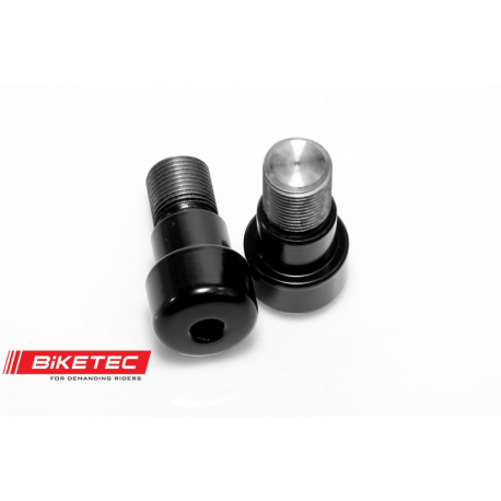 Biketec, koncovky řidítek, Yamaha , černá barva OEM:5D7-F6246-10-00