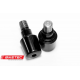 Biketec, koncovky řidítek, Yamaha , černá barva OEM: 51J-26246-01-00