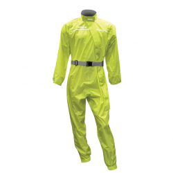 Biketec, kombinéza do deště, žlutá Fluo, velikost XL