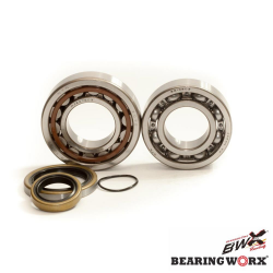 Bearing Worx, ložiska a gufera klikovky, KTM SX/EXC 250/300 04-19, FREERIDE 250R '14-'17, Husqvarna TE/TC 250/300