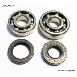 Bearing Worx, ložiska a gufera klikovky, Yamaha YZ 80/85 93-18 (NTN) (24-1023)