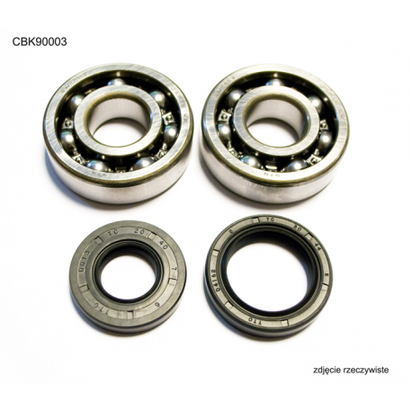 Bearing Worx, ložiska a gufera klikovky, Yamaha YZ 125 01-04 (NTN) (24-1025)