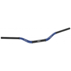 Accel, alu řidítka Taper (28,6mm) MX, model Yamaha YZ vysoká (7075-T6) Ergal, dvoubarevná, modrá+černá (šířka 803mm)