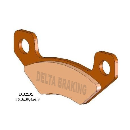 Delta Braking, brzdové desky KH398 CAN-AM DS 450 '08-'14, zadní - nahrazuje DB2131MX-D a DB2131QD-D