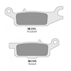 Delta Braking, brzdové desky KH445 Yamaha YFM 550 GRIZZLY '11-14, YFM 700 GRIZZLY '07-18 levé zadní - nahrazuje DB2157MX-D a